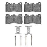 Dynamic Friction 2010-2016 Mercedes-Benz E63 AMG Rear 4000 HybriDynamic Brake Pads and Hardware Kit by Dynamic Friction Company 4000-1531-01