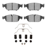 Dynamic Friction 2012-2018 Audi A6 Quattro Front 4000 HybriDynamic Brake Pads and Hardware Kit by Dynamic Friction Company 4000-1549-01
