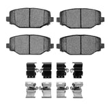 Dynamic Friction 2012-2020 Chrysler Town & Country Rear 4000 HybriDynamic Brake Pads and Hardware Kit by Dynamic Friction Company 4000-1596-01
