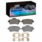 Dynamic Friction 2012-2019 Mercedes-Benz GL63 AMG Rear 4000 HybriDynamic Brake Pads and Hardware Kit by Dynamic Friction Company 4000-1630-23