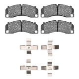 Dynamic Friction 2013-2023 Porsche Boxster Front 4000 HybriDynamic Brake Pads and Hardware Kit by Dynamic Friction Company 4000-1637-01
