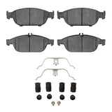 Dynamic Friction 2012-2014 Mercedes-Benz E550 Front 4000 HybriDynamic Brake Pads and Hardware Kit by Dynamic Friction Company 4000-1652-01