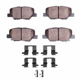 Dynamic Friction 2013-2025 Mazda 6 Rear 4000 HybriDynamic Brake Pads and Hardware Kit by Dynamic Friction Company 4000-1679-01