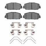 Dynamic Friction 2013-2022 Acura RDX Front 4000 HybriDynamic Brake Pads and Hardware Kit by Dynamic Friction Company 4000-1697-01