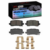 Dynamic Friction 2017-2025 Acura MDX Rear 4000 HybriDynamic Brake Pads and Hardware Kit by Dynamic Friction Company 4000-1698-02