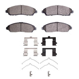 Dynamic Friction 2007-2025 Acura RLX Front 4000 HybriDynamic Brake Pads and Hardware Kit by Dynamic Friction Company 4000-1723-01