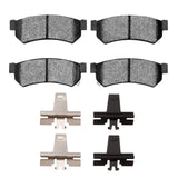 Dynamic Friction 2007-2016 Chevrolet Optra (Mexico) Rear 4000 HybriDynamic Brake Pads and Hardware Kit by Dynamic Friction Company 4000-1739-01