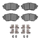 Dynamic Friction 2014-2018 Mazda 3 Front 4000 HybriDynamic Brake Pads and Hardware Kit by Dynamic Friction Company 4000-1759-01