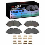Dynamic Friction 2015-2025 Ford Transit-250 Front 4000 HybriDynamic Brake Pads and Hardware Kit by Dynamic Friction Company 4000-1774-01