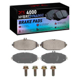 Dynamic Friction 2015-2023 Mercedes-Benz C300 Coupe & Convertible Front 4000 HybriDynamic Brake Pads and Hardware Kit by Dynamic Friction Company 4000-1794-01