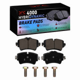 Dynamic Friction 2014-2021 MINI Cooper (Excl Clubman) Front 4000 HybriDynamic Brake Pads and Hardware Kit by Dynamic Friction Company 4000-1801-01