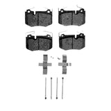 Dynamic Friction 2015-2025 Lexus RC F Rear 4000 HybriDynamic Brake Pads and Hardware Kit by Dynamic Friction Company 4000-1807-01