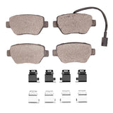 Dynamic Friction 2014-2016 Maserati Ghibli Rear 4000 HybriDynamic Brake Pads and Hardware Kit by Dynamic Friction Company 4000-1851-01