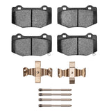 Dynamic Friction 2016-2020 Ford Mustang Rear 4000 HybriDynamic Brake Pads and Hardware Kit by Dynamic Friction Company 4000-1854-01