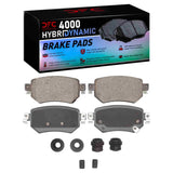 Dynamic Friction 2016-2021 Mazda 6 Rear 4000 HybriDynamic Brake Pads and Hardware Kit by Dynamic Friction Company 4000-1874-01