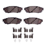 Dynamic Friction 2016-2025 Lexus ES250 Rear 4000 HybriDynamic Brake Pads and Hardware Kit by Dynamic Friction Company 4000-1879-01