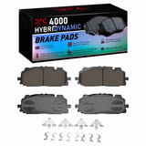 Dynamic Friction 2017-2017 Audi Q7 Front 4000 HybriDynamic Brake Pads and Hardware Kit by Dynamic Friction Company 4000-1894-02