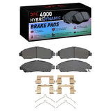 Dynamic Friction 2017-2020 Buick Enclave Front 4000 HybriDynamic Brake Pads and Hardware Kit by Dynamic Friction Company 4000-1896-01