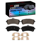 Dynamic Friction 2014-2024 Mercedes-Benz AMG GT 63 Rear 4000 HybriDynamic Brake Pads and Hardware Kit by Dynamic Friction Company 4000-1907-01