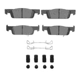 Dynamic Friction 2016-2019 Smart Fortwo Front 4000 HybriDynamic Brake Pads and Hardware Kit by Dynamic Friction Company 4000-1955-01