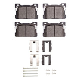 Dynamic Friction 2017-2019 Genesis G90 Rear 4000 HybriDynamic Brake Pads and Hardware Kit by Dynamic Friction Company 4000-1976-01