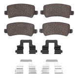 Dynamic Friction 2016-2017 Hyundai Azera Rear 4000 HybriDynamic Brake Pads and Hardware Kit by Dynamic Friction Company 4000-2044-01