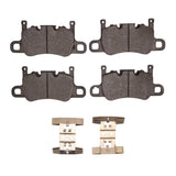Dynamic Friction 2017-2025 Audi RS e-Tron GT Rear 4000 HybriDynamic Brake Pads and Hardware Kit by Dynamic Friction Company 4000-2046-01