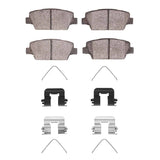 Dynamic Friction 2017-2019 Kia Cadenza Rear 4000 HybriDynamic Brake Pads and Hardware Kit by Dynamic Friction Company 4000-2050-01