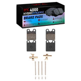Dynamic Friction 2014-2025 Alfa Romeo Giulia Parking Brake 4000 HybriDynamic Brake Pads and Hardware Kit by Dynamic Friction Company 4000-2069-01