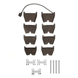 Dynamic Friction 2017-2022 Audi RS3 Front 4000 HybriDynamic Brake Pads and Hardware Kit by Dynamic Friction Company 4000-2099-01