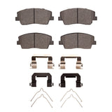 Dynamic Friction 2018-2023 Genesis G70 Front 4000 HybriDynamic Brake Pads and Hardware Kit by Dynamic Friction Company 4000-2117-01