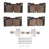 Dynamic Friction 2019-2025 Cadillac Escalade ESV Front 4000 HybriDynamic Brake Pads and Hardware Kit by Dynamic Friction Company 4000-2173-01