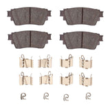 Dynamic Friction 2019-2025 Nissan Kicks Rear 4000 HybriDynamic Brake Pads and Hardware Kit by Dynamic Friction Company 4000-2200-01