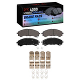 Dynamic Friction 2019-2025 Ford Ranger (USA/Canada) Front 4000 HybriDynamic Brake Pads and Hardware Kit by Dynamic Friction Company 4000-2216-01