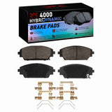 Dynamic Friction 2014-2025 Mazda CX-3 Front 4000 HybriDynamic Brake Pads and Hardware Kit by Dynamic Friction Company 4000-2275-01