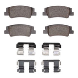 Dynamic Friction 2020-2025 Hyundai Sonata Rear 4000 HybriDynamic Brake Pads and Hardware Kit by Dynamic Friction Company 4000-2299-01