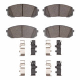 Dynamic Friction 2020-2025 Hyundai Sonata Front 4000 HybriDynamic Brake Pads and Hardware Kit by Dynamic Friction Company 4000-2302-01