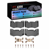 Dynamic Friction 2020-2025 Cadillac CT4 Front 4000 HybriDynamic Brake Pads and Hardware Kit by Dynamic Friction Company 4000-2312-02