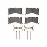 Dynamic Friction 2019-2024 Audi e-Tron S Front 4000 HybriDynamic Brake Pads and Hardware Kit by Dynamic Friction Company 4000-2321-01