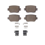 Dynamic Friction 2017-2025 Tesla Model Y Rear 4000 HybriDynamic Brake Pads and Hardware Kit by Dynamic Friction Company 4000-2387-01