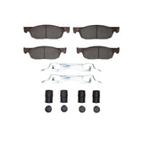 Dynamic Friction 2022-2025 Acura MDX Front 4000 HybriDynamic Brake Pads and Hardware Kit by Dynamic Friction Company 4000-2396-01
