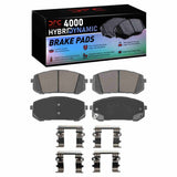 Dynamic Friction 2021-2025 Hyundai Elantra Front 4000 HybriDynamic Brake Pads and Hardware Kit by Dynamic Friction Company 4000-2400-01