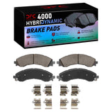 Dynamic Friction 2021-2025 Chevrolet Express 2500 Front 4000 HybriDynamic Brake Pads and Hardware Kit by Dynamic Friction Company 4000-2404-01