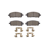 Dynamic Friction 2021-2025 Infiniti QX60 Front 4000 HybriDynamic Brake Pads and Hardware Kit by Dynamic Friction Company 4000-2413-01