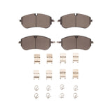 Dynamic Friction 2021-2025 Jaguar E-Pace Front 4000 HybriDynamic Brake Pads and Hardware Kit by Dynamic Friction Company 4000-2416-01
