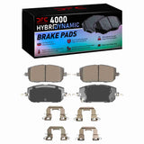 Dynamic Friction 2022-2024 Mazda MX-30 Front 4000 HybriDynamic Brake Pads and Hardware Kit by Dynamic Friction Company 4000-2426-01
