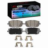 Dynamic Friction 2023-2025 Mazda CX-1950 Front 4000 HybriDynamic Brake Pads and Hardware Kit by Dynamic Friction Company 4000-2426-11