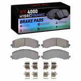 Dynamic Friction 2021-2025 Ford F-150 RWD Front 4000 HybriDynamic Brake Pads and Hardware Kit by Dynamic Friction Company 4000-2428-01