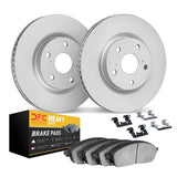 Dynamic Friction 1963-1982 Chevrolet Camaro Front Geospec Rotors with Heavy Duty Brake Pads w/Hardware by Dynamic Friction Company 4212-47062