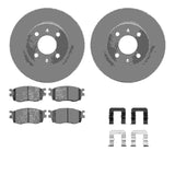Dynamic Friction 2006-2012 Dodge Attitude Front Geospec Rotors with 5000 Advanced Brake Pads w/Hardware by Dynamic Friction Company 4512-03091